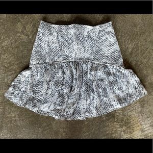 Quilted snake print Parker skirt